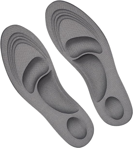 Comfortabele 4D binnenzolen met arch support en schokabsorptie voor dames, ideaal voor dagelijks gebruik