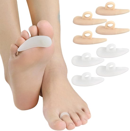 Comfortabele hamertenenkussens voor pijnverlichting, 8 stuks, ideaal voor voetgezondheid en ondersteuning