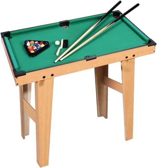 Compacte Mini Billiarttafel voor Thuis en Feestjes met Poten van Merkloos