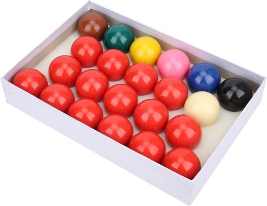 Complete Snooker Ball Set van Hoge Kwaliteit Hars voor Professioneel Billiard Spel en Recreatief Gebruik van Merkloos