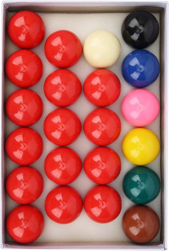 Complete Snookerballen Set - 22 Stuks - 2.1 Inch Hars Ballen voor Biljarttafel