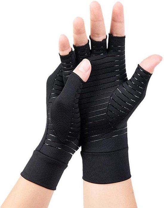 Compressiehandschoenen voor Artrose, Pijnverlichting en Dagelijkse Ondersteuning voor Mannen en Vrouwen, M