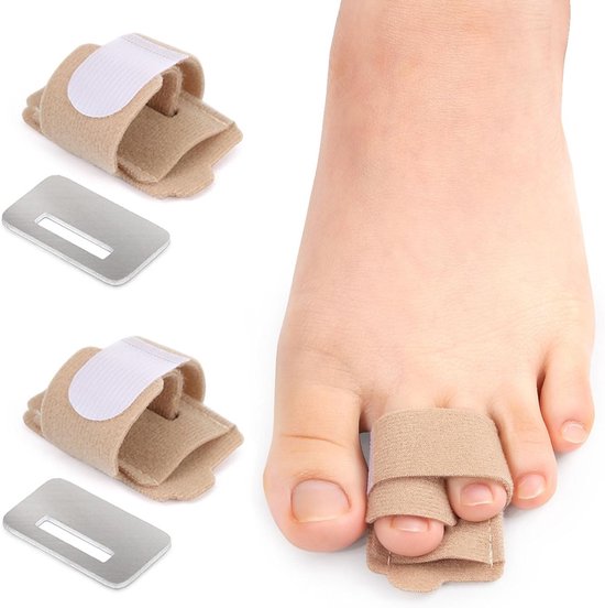 Corrector voor Hamertenen en Tussenruimte, Verstelbare Spalken en Bescherming voor Overlappende Tenen, Hallux Valgus Oplossing voor Dames en Heren, Comfort en Ondersteuning