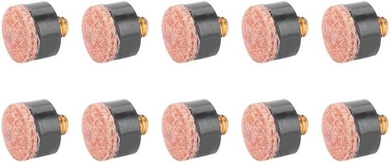 Cosensi - Biljartkeu Tips voor Biljart Visgerei Accessoires - Set van 10 Stuks van Merkloos