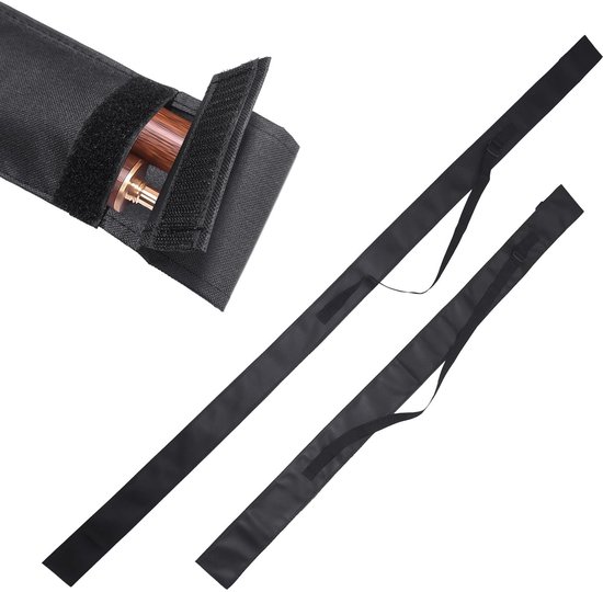 Cosensi - Dailygoody - biljartkeu-hoes - biljartkeu-tas - lichtgewicht en compact - zwart - snooker - bescherming voor biljartkeus - geschikt voor 1/2 en 3/4 keus