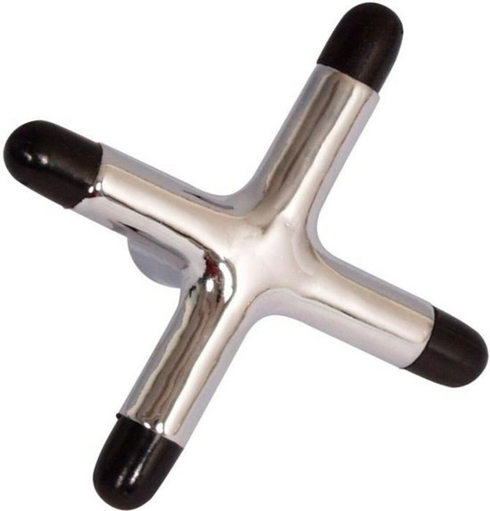 Cue bridge chrome - hoge kwaliteit - met kunststof studs - beschermt je biljarttafel - ShopVlot