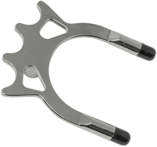 Cue brug chrome - hoge uitvoering - kunststof studs - beschermt je laken - ShopVlot