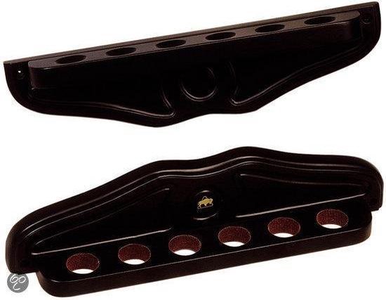 Cue rack for 6 cues Deluxe Black van Peradon