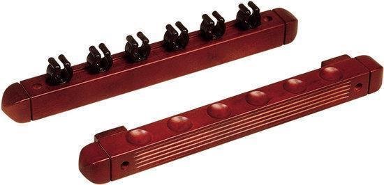 Cue rack for 6 cues Mahogany van Peradon