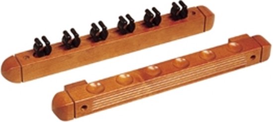 Cue rack for 6 cues Maple van Peradon