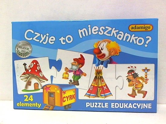 Czyje to mieszkano Puzzle edukacyjne