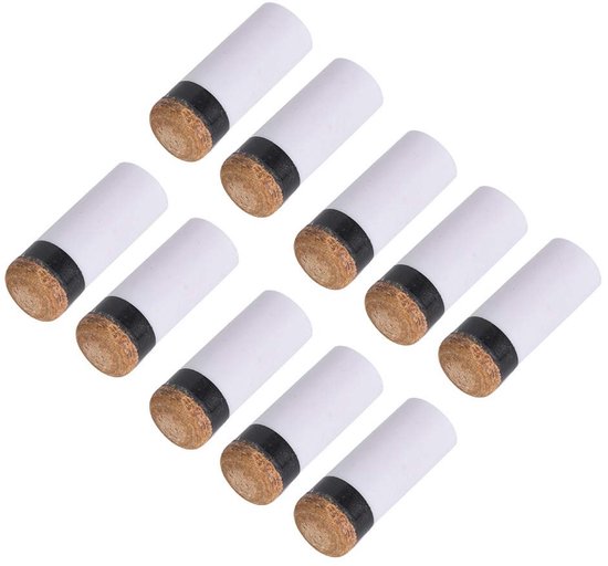 Dailygoods - 10 Stuks Cue Tips - Reserveonderdelen Biljartstick - Reparatie Gereedschap - 10mm 11mm 12mm 13mm - Biljart Benodigdheden - Geschikt voor