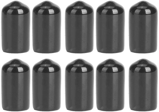 Dailygoods - 10 Stuks Rubber Bescherming voor Snooker Keu Tips