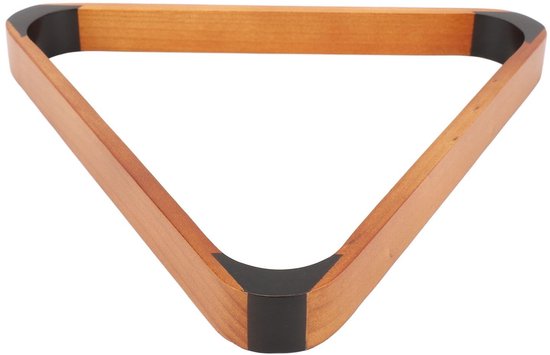 Dailygoods - Biljart Baldriehoekrek van Zwart Dennenhout voor Pooltafel