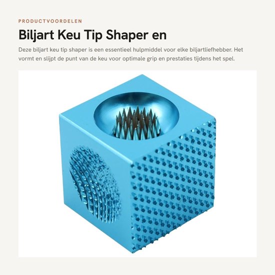Dailygoods - Biljart Keu Tip Shaper en Burnisher Tool van Dailygoods