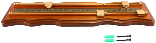 Dailygoods - Biljart Scorebord met Flexibel Schuifsysteem