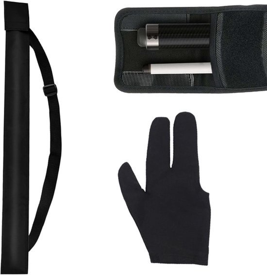 Dailygoods- Biljartkeu 80 cm - Biljartaccessoires - Biljartkeu/tas