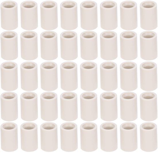 Dailygoods- Biljartkeu Adereindhulzen 40 Stuks - Hoogwaardig Vezelmateriaal - Compact/Draagbaar/Lichtgewicht - Buitendiameter 13 mm - Eenvoudig Aan Te Brengen - Ideaal Accessoire - Biljartaccessoires