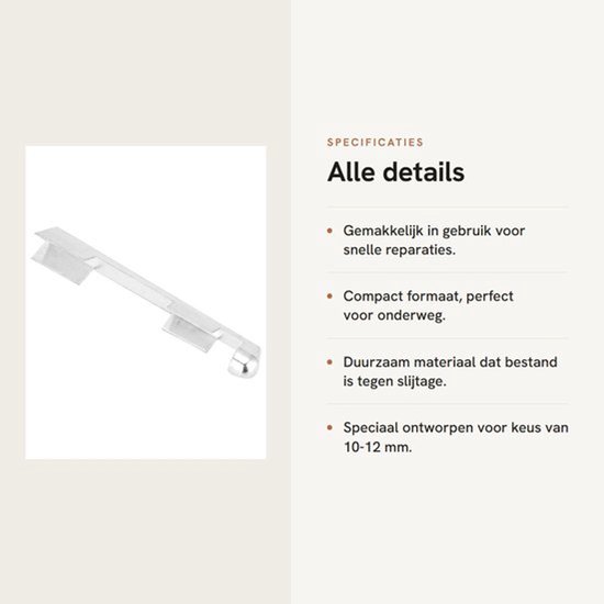 Dailygoods- Biljartkeu Klem Tool - Aluminium - Geschikt voor 10-12 mm