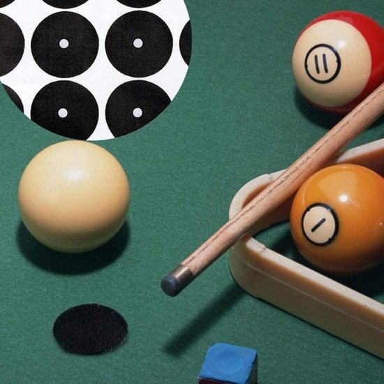 Dailygoods- Biljartmarker 15 Stuks - Billiard - Pooltafel Marker Dots