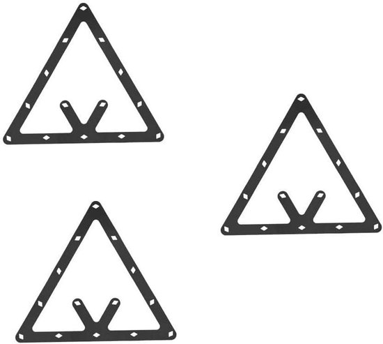 Dailygoods - Biljarttafel Sticker - Magic Rack Keu Accessoire - Geen invloed op bal rolling - 6 stuks - Biljart film papier - Voor biljartliefhebbers.