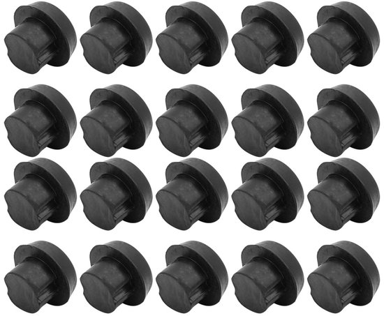 Dailygoods - Dailygoody - Biljartkeu Cover - Rubber Plug - Beschermend en duurzaam - 20 stuks - Eindkap voor biljartkeu - Perfect voor biljartliefhebbers