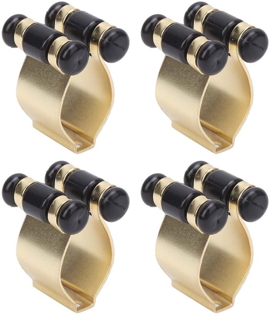 Dailygoods - Dailygoody - Biljartkeu Klemmen - 4 Stuks Wandmontage - Stevig en Duurzaam - Geschikt voor Snooker en Pool - Ideaal voor Biljartliefhebbers - Handig e