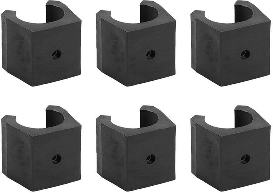 Dailygoods - Dailygoody - Billiard Cue Clip - Ruimtebesparende Snooker Clip - Houder voor Pool Stokken - Set van 6 Stuks - Ideaal voor Organisatie - Geschikt voor ..