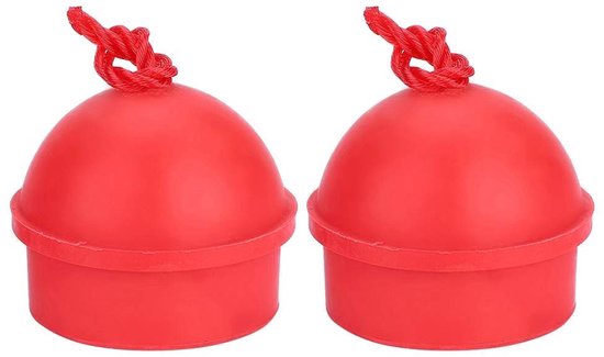 Dailygoods - Dailygoody - Keue Tips - Non-slip Chalk - Praktische houder - Rood - Billiard accessoires - Ideaal voor pool en snooker - Compact formaat