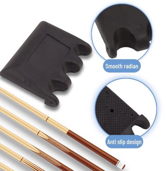 Dailygoods - Draagbare Billiard Cue Holder - Pool Stick Ondersteuning - Stevige van Dailygoods