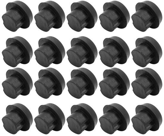 Dailygoods- Hoes voor biljartkeu - 20 stuks - Rubberen plug - Eindkap - Bumper - Onderkap - Hoogwaardige kwaliteit