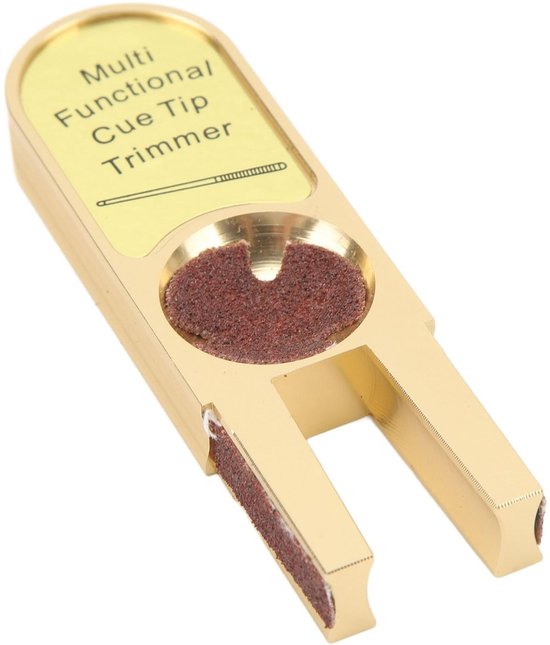 Dailygoods - Multifunctionele Biljartkeu Punten Shaper in Goud