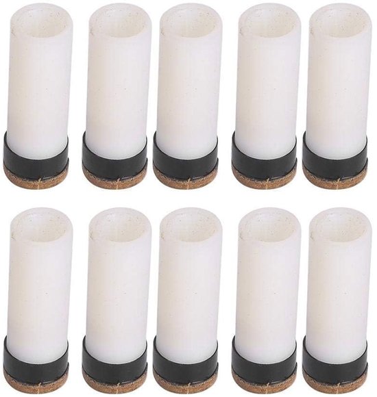 Dailygoods - Pak van 10 Snooker Tip Biljartkeu Tips - Vervangende Poolkeu Onderdelen van Dailygoods