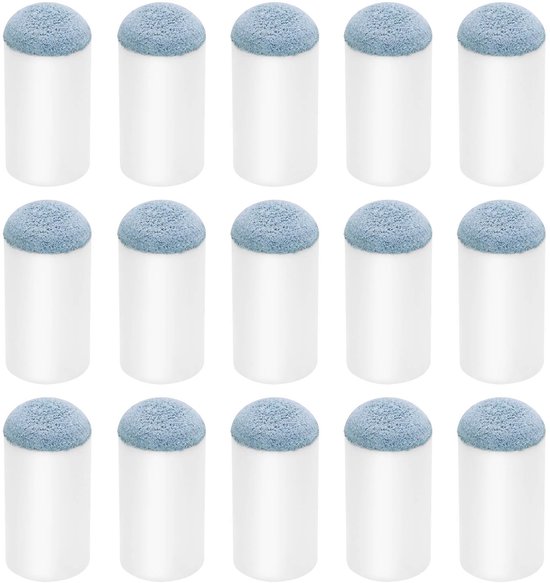 Dailygoods- Pool Cue Tips 40 Stuks - Vervangende Hoofd 13 mm - Kunststof/Rundleer - Draagbaar - Eenvoudig te Installeren - Duurzaam - Biljartkeu Tips van Dailygoods