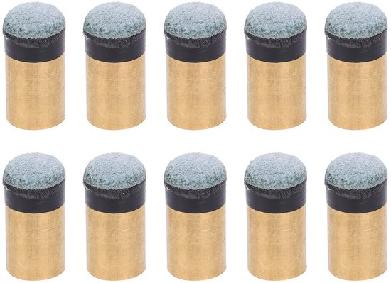 Dailygoods- Schroefpunten 10 Stuks - PU-leer - 10 mm/11 mm - Reservepunten - Schroefdraadontwerp - Duurzaam - Keutips