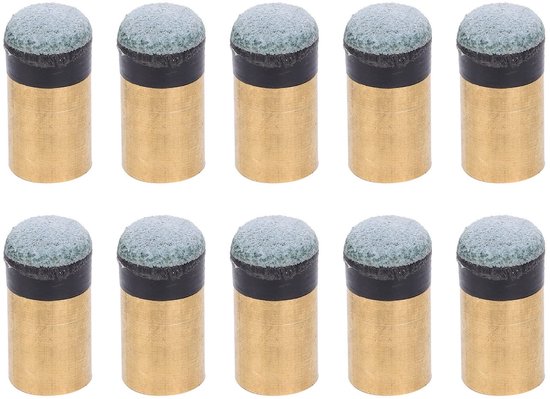 Dailygoods- Schroefpunten 10 Stuks - PU-leer - 10 mm/11 mm - Reservepunten - Schroefdraadontwerp - Duurzaam - Keutips van Dailygoods