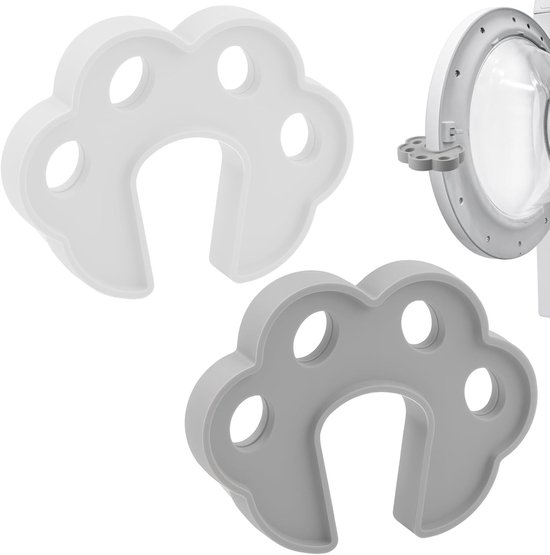 Deursteunen voor Wasmachines en Droogkasten - 2 Stuks, Open Deurstoppers voor Efficiënt Gebruik en Ondersteuning, Geschikt voor Diverse Apparaten