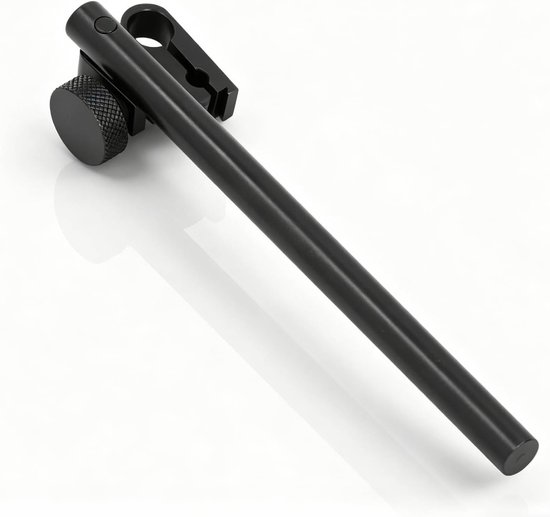 Dial Gauge Houder met Klem, 6mm 8mm Gat, 120mm Lengte, Aluminium Klem voor Precisie Metingen en Draaibare Dovetail Klem