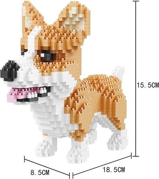 Diamond Bricks Corgi van Diamond