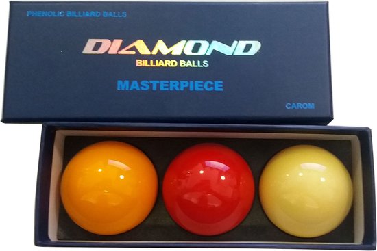 Diamond Ultra-Masterpiece 61,5mm Phenolic Billiard Balls - Set Professionele Fenolhars Biljartballen van Diamond