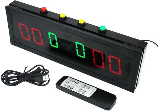 Digitaal Scorebord - Scoreteller Biljart - Wedstrijden Bijhouden - Met Afstandsbediening - 35 cm - Zwart