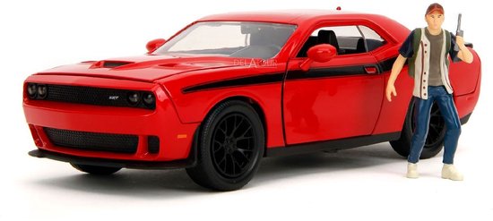 Dodge Challenger 2015 & Glenn Figure Jada 1:24 van Merkloos