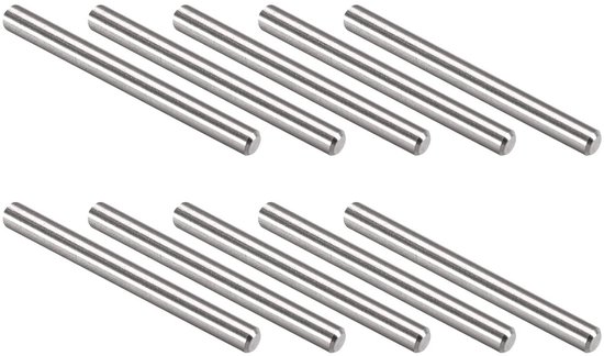 Dowel Pins 3 x 30 mm - 25 Stuks 304 RVS Steunpinnen voor Meubelinstallatie, DIY en Industrieel Gebruik
