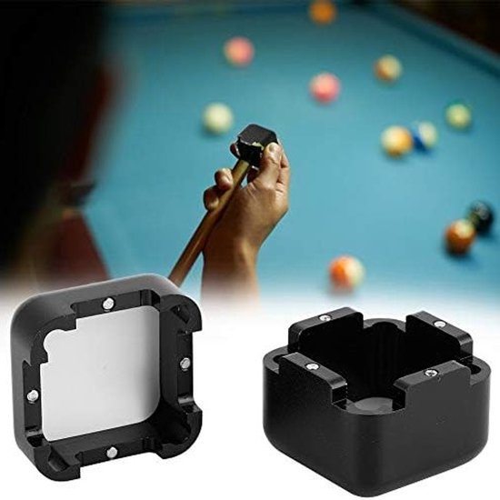 Draagbare en duurzame snooker chalk holder in 3 kleuren, perfect voor biljartstok, chalk en accessoires