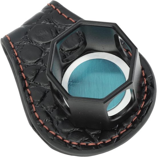 Draagbare Magneet Chalkhouder voor Biljart, Octagonale Chalkbox voor Snooker en Pool met Clip, Ideaal voor Biljartspelers