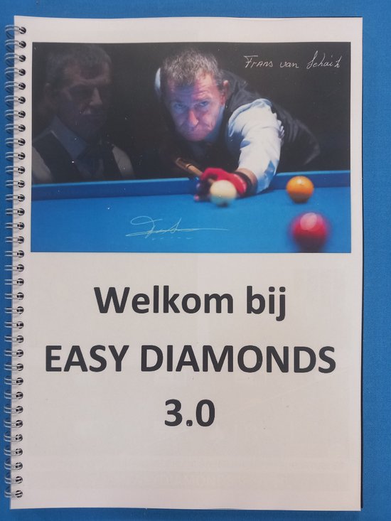 Driebanden Easy Diamonds lesboek a4 ringband van Merkloos
