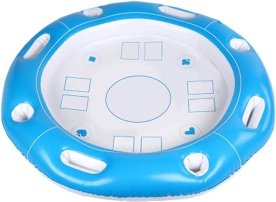 Drijvende Speeltafel - Pooltafel Set - Waterpret - Opvouwbaar - 100x100 cm - Meerkleurig