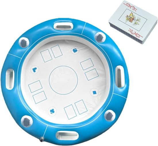 Drijvende Tafel - Pool Tafel - Water Entertainment - Inclusief Drankkoeler - Diameter 100 cm - Circulair