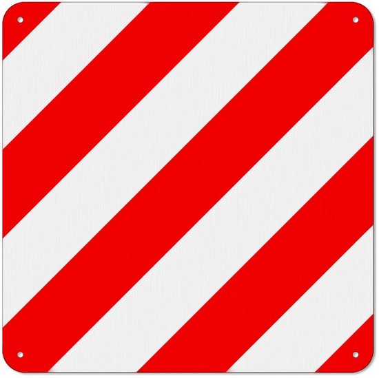 DS Covers waarschuwingsbord voor Star fietshoes 50 x 50 van DS COVERS