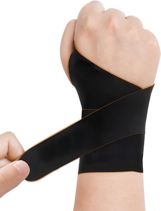 Dunne 1.2mm Polsbrace voor Carpaal Tunnel Syndroom met Silicone Massagepunten, Ademend en Ondersteunend Design